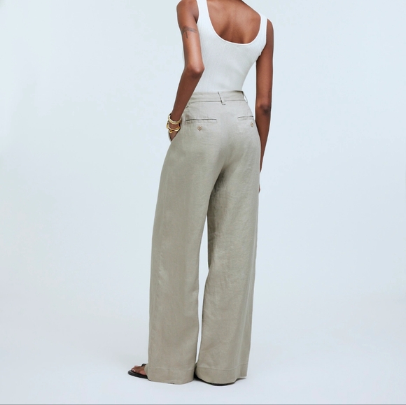 NWT Madewell Women The Harlow Wide-Leg Pants Size 8T - Picture 3 of 13